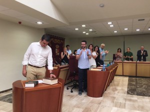 Raúl Casla toma posesión como concejal de Ciudadanos (C’s) en el Ayuntamiento de Illescas