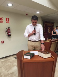 Raúl Casla toma posesión como concejal de Ciudadanos (C’s) en el Ayuntamiento de Illescas