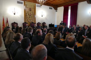 Antonio López y Esteban Paños asisten al acto de apertura del año judicial del TSJCM en la Audiencia Provincial de Toledo