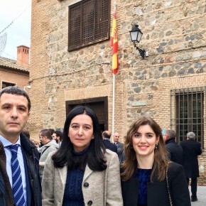 Los concejales de Ciudadanos en Toledo asisten al acto conmemorativo del  día de la Constitución Española celebrado en la Sinagoga del Tránsito