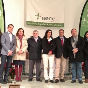 Araceli de la Calle, en la inauguración del I Rastrillo Navideño organizado por la Asociación Española contra el Cáncer en Toledo