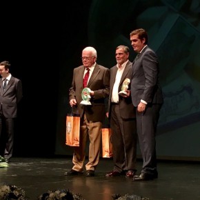 Isabel M. De Eugenio y Esteban Paños, en la VI gala de los Premios Populares COPE Castilla-La Mancha