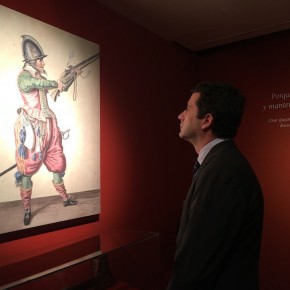 Esteban Paños asiste a la inauguración de la exposición “Cervantes, soldado y poeta”