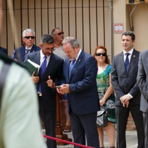 Esteban Paños asiste a la toma de posesión del General Manuel Llamas como nuevo jefe de la Guardia Civil de Castilla-La Mancha