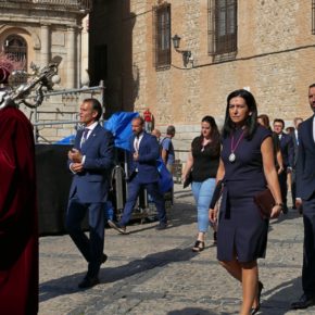 Araceli de la Calle, en la inauguración de las Ferias y Fiestas de Agosto en Toledo