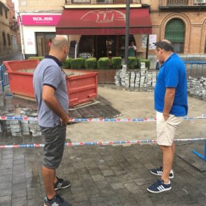 Ciudadanos (Cs) Bargas reclama al Ayuntamiento una revisión del sistema de alcantarillado en el centro urbano para evitar escenas como las que se dieron con la tormenta del pasado lunes