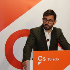 El grupo provincial de Cs Toledo,  Luis  Martin, ha explicado las propuestas de la formación naranja a los presupuestos provinciales