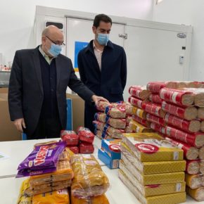 Cs prolonga su compromiso con el Banco de Alimentos de Toledo en los presupuestos de la Diputación, proponiendo nuevas líneas de ayudas