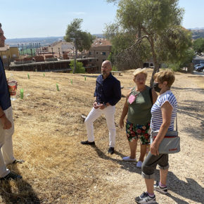 Cs Toledo denuncia el abandono del Parque de San Antón, reforestado en abril por alumnos del IES Azarquiel